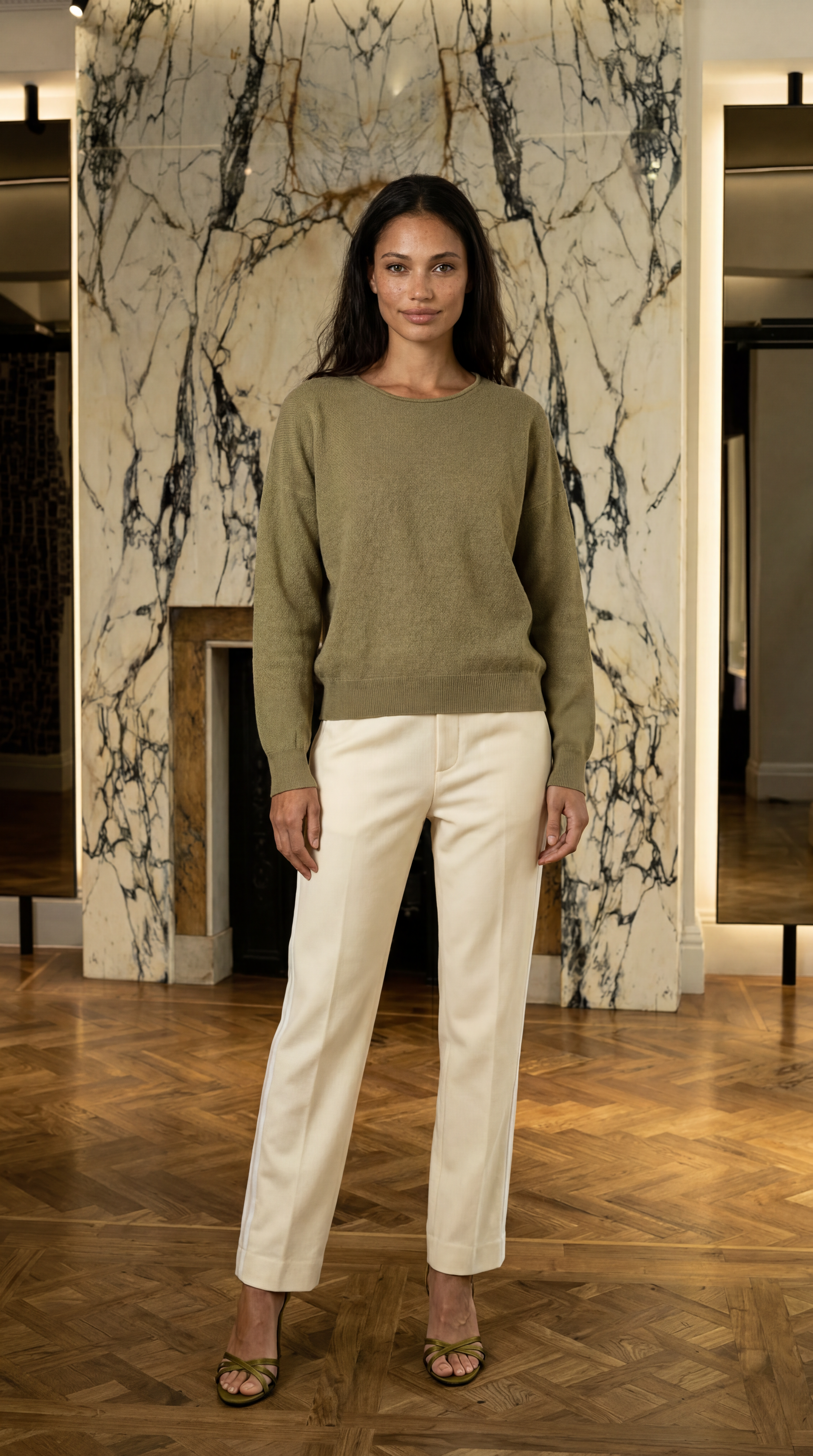 Roberto Crewneck Jumper Women Menta