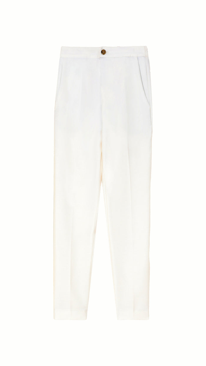 Queen Trousers Women Ivory, product – POAN