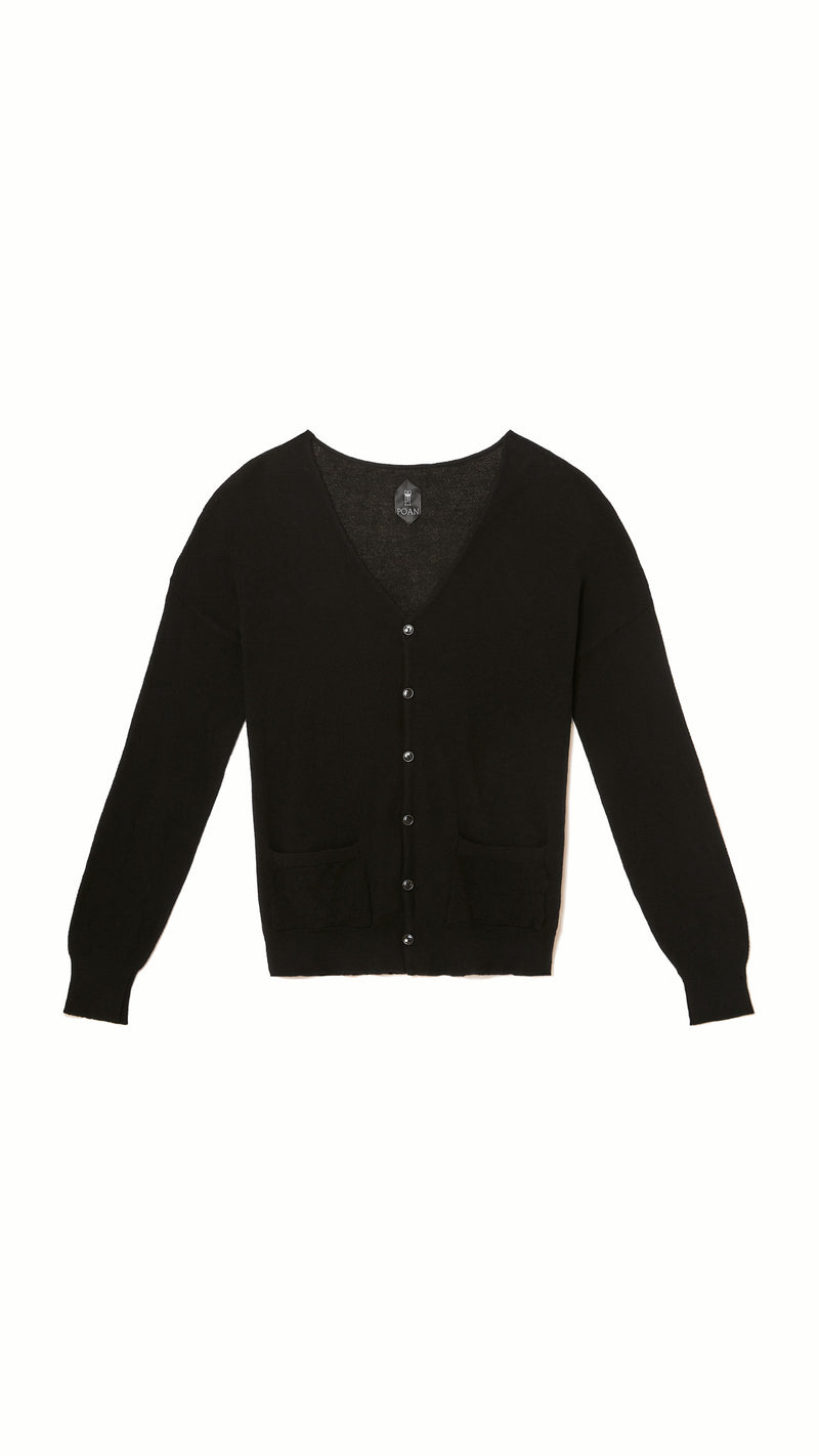 Roberto Cardigan Women Black, product – POAN