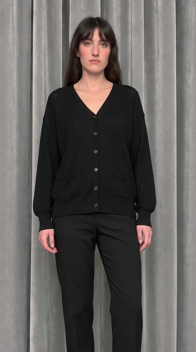 Roberto Cardigan Women Black – detail