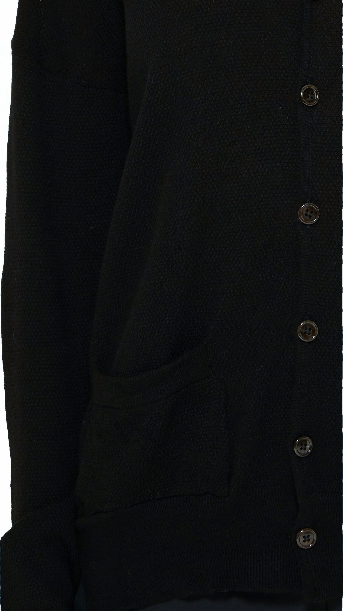 Roberto Cardigan Women Black, detail – POAN