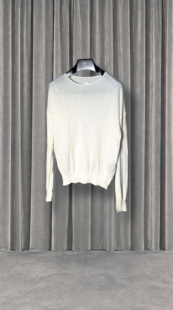 Roberto Crewneck Jumper Ivory – product