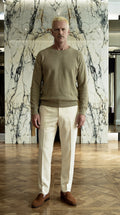 Roberto Crewneck Jumper Men Menta