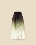 Arielle Plisee Skirt Women Green