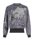 Kendrick World map Alcantara Sweatshirt Grey
