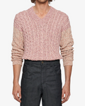 Laura V-Neck Jumper Pink
