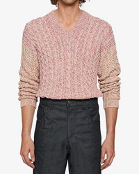 Laura V-Neck Jumper Pink