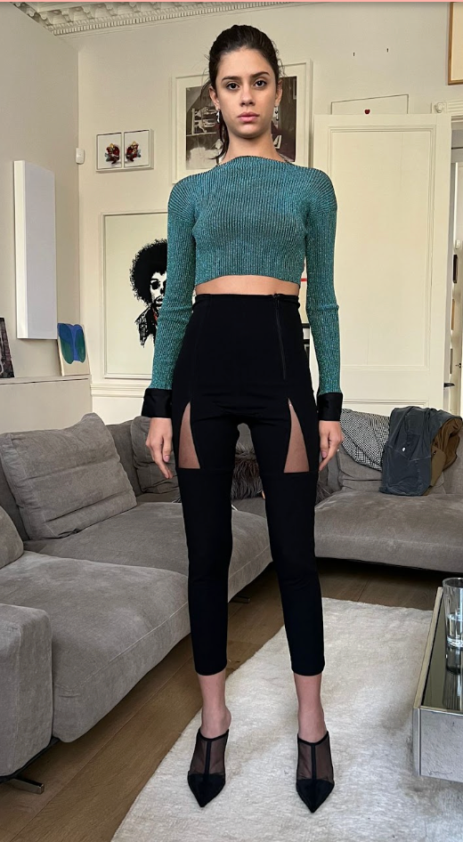 Costa Cropped Top Green Women