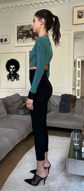 Costa Cropped Top Green Women