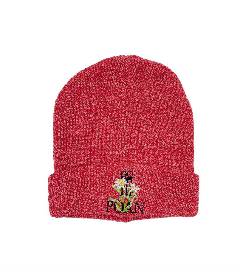 Harry Edelweiss Beanie Red
