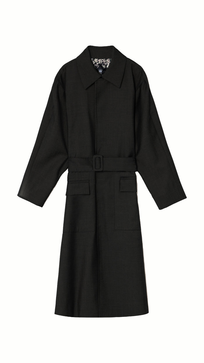 Victor Overcoat Men Black, product – POAN