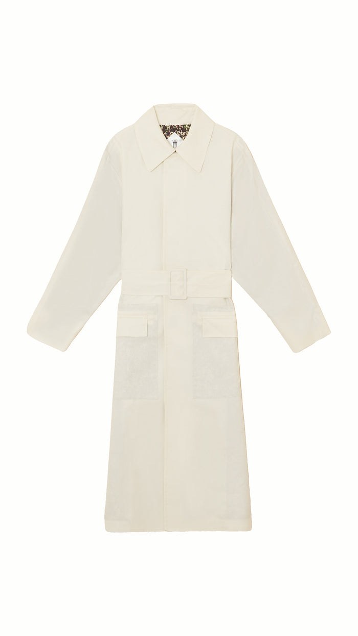 Victor Overcoat Men Ivory, product – POAN