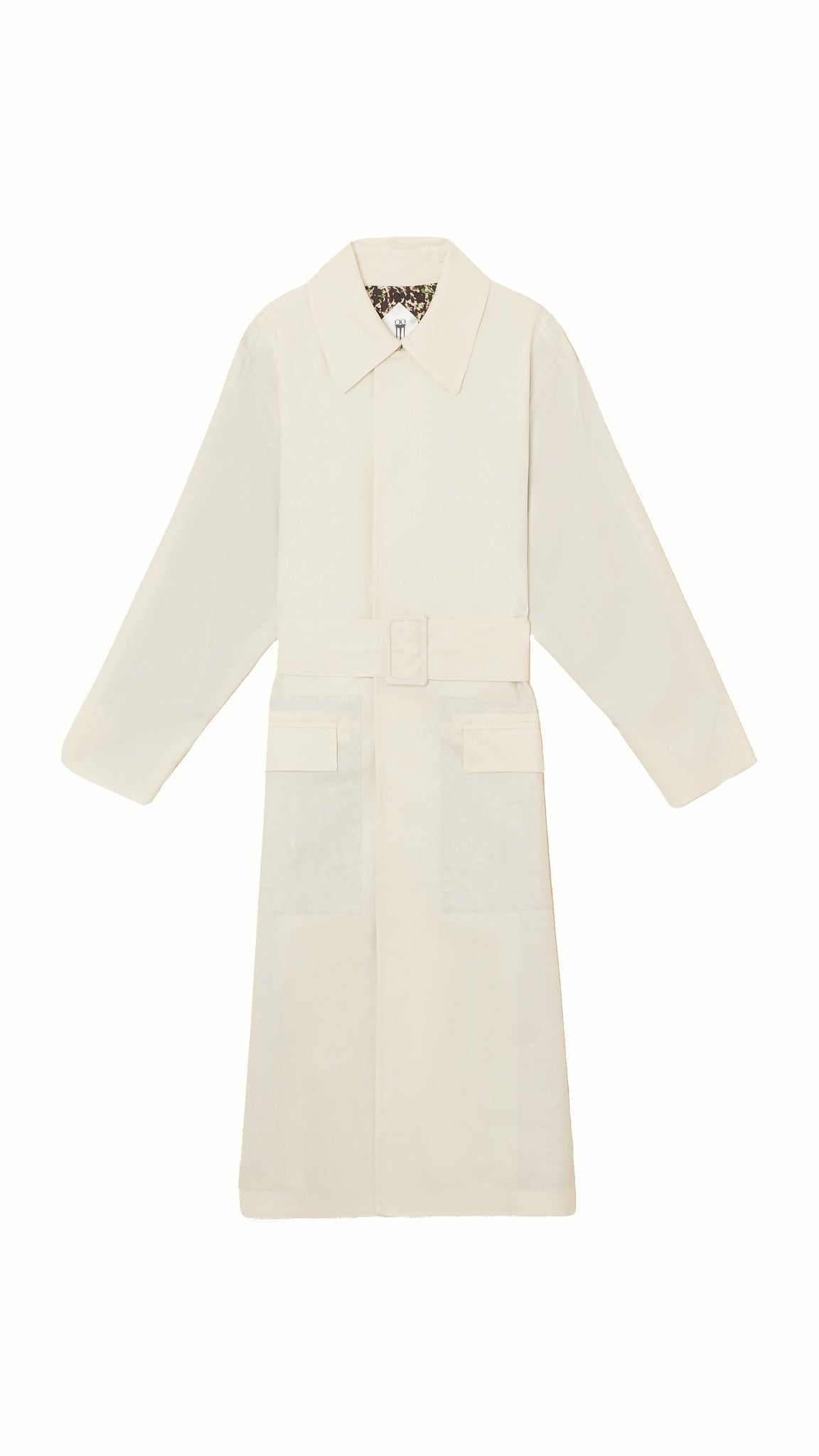 Victor Overcoat Women Ivory, product – POAN