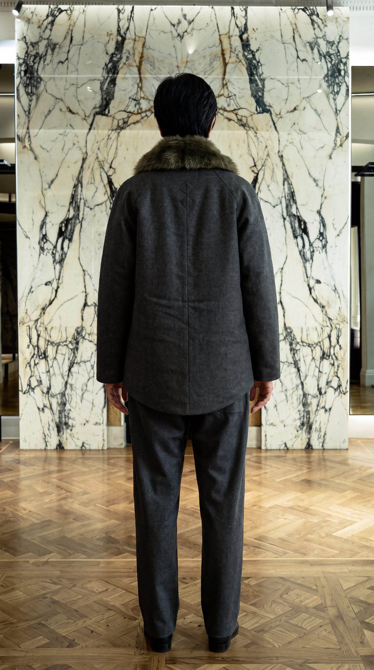 Victor Jacket Loden Grey Melange Women
