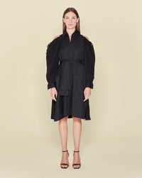 Maude Shirt Dress Women Black