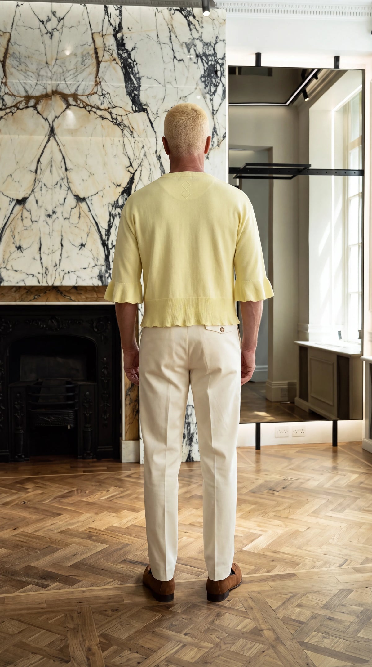 Ben Crewneck T Men Lemon