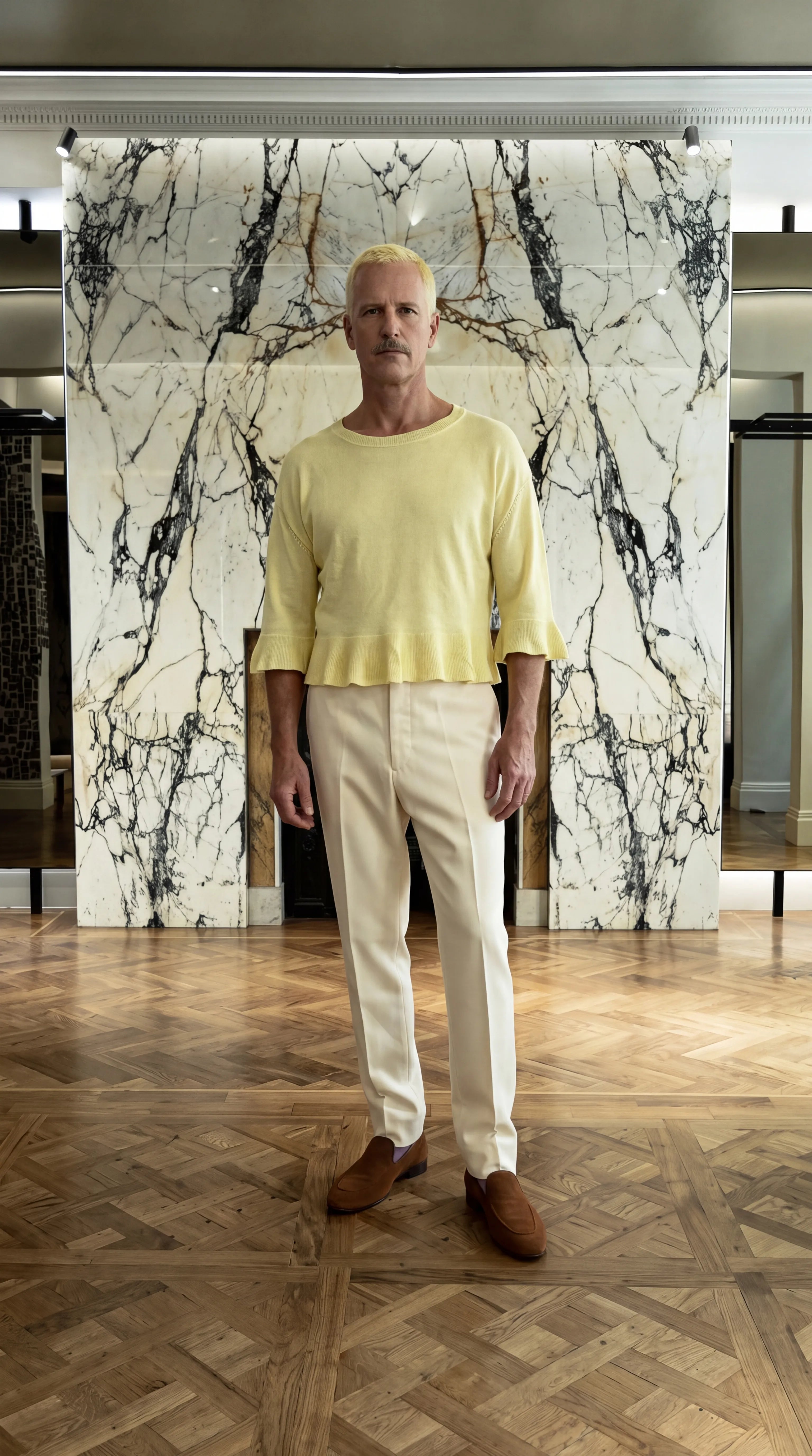 Ben Crewneck T Men Lemon