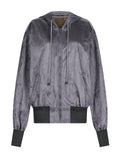 Apollo Alcantara Zip Hoodie Grey