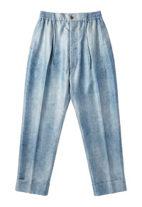 Fender Trousers Men Silk Denim