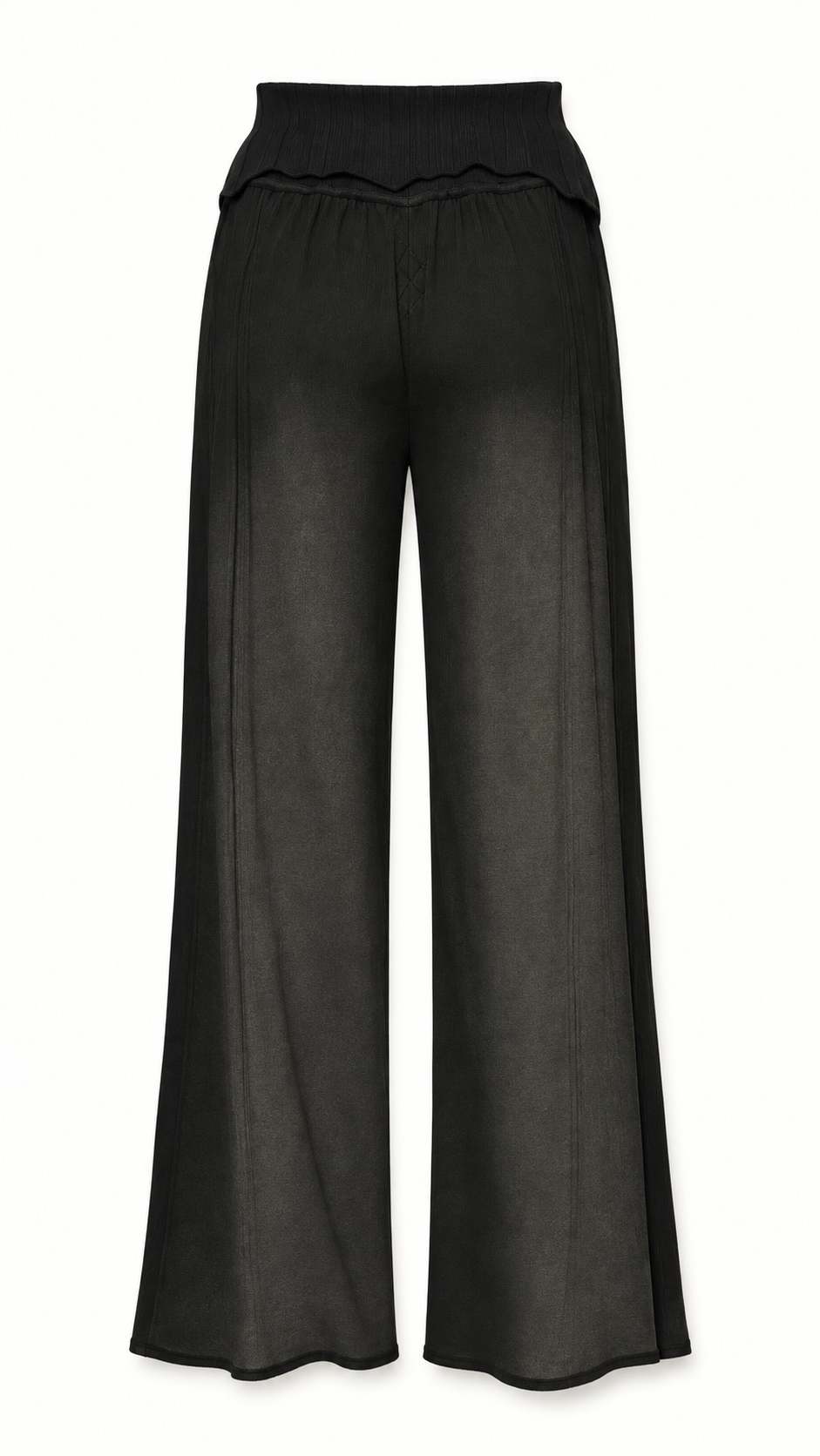 Galadriel Knitted Palazzo Trousers Women Washed
