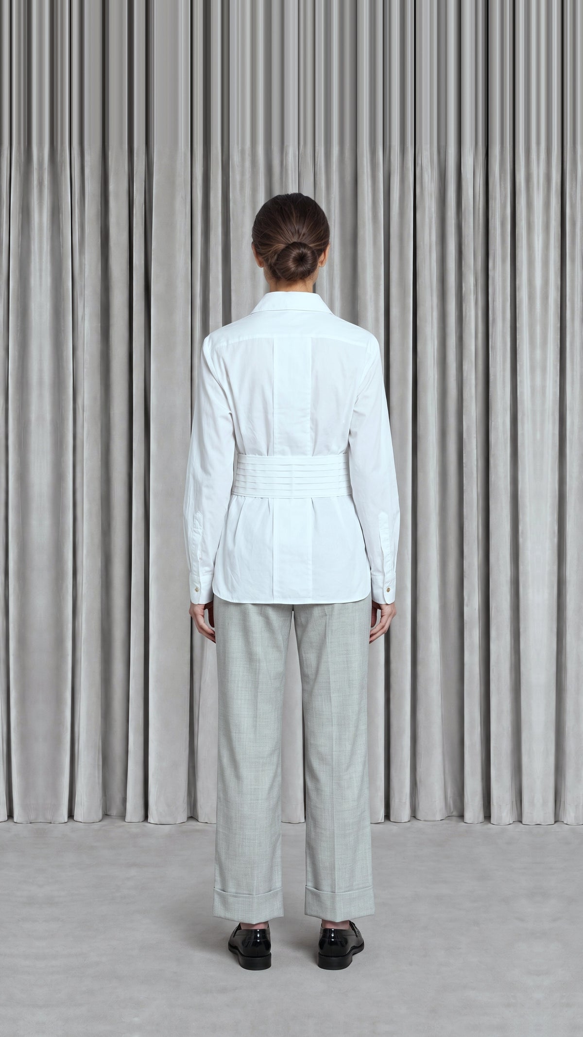 Bundula Blouse Women Popeline - back view