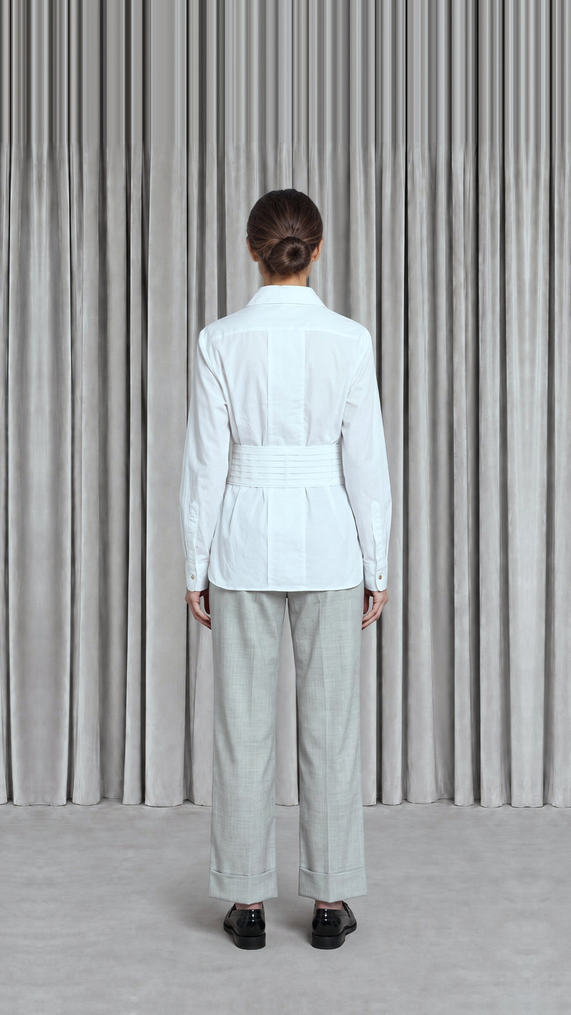 Bundula Blouse Women Popeline - back view
