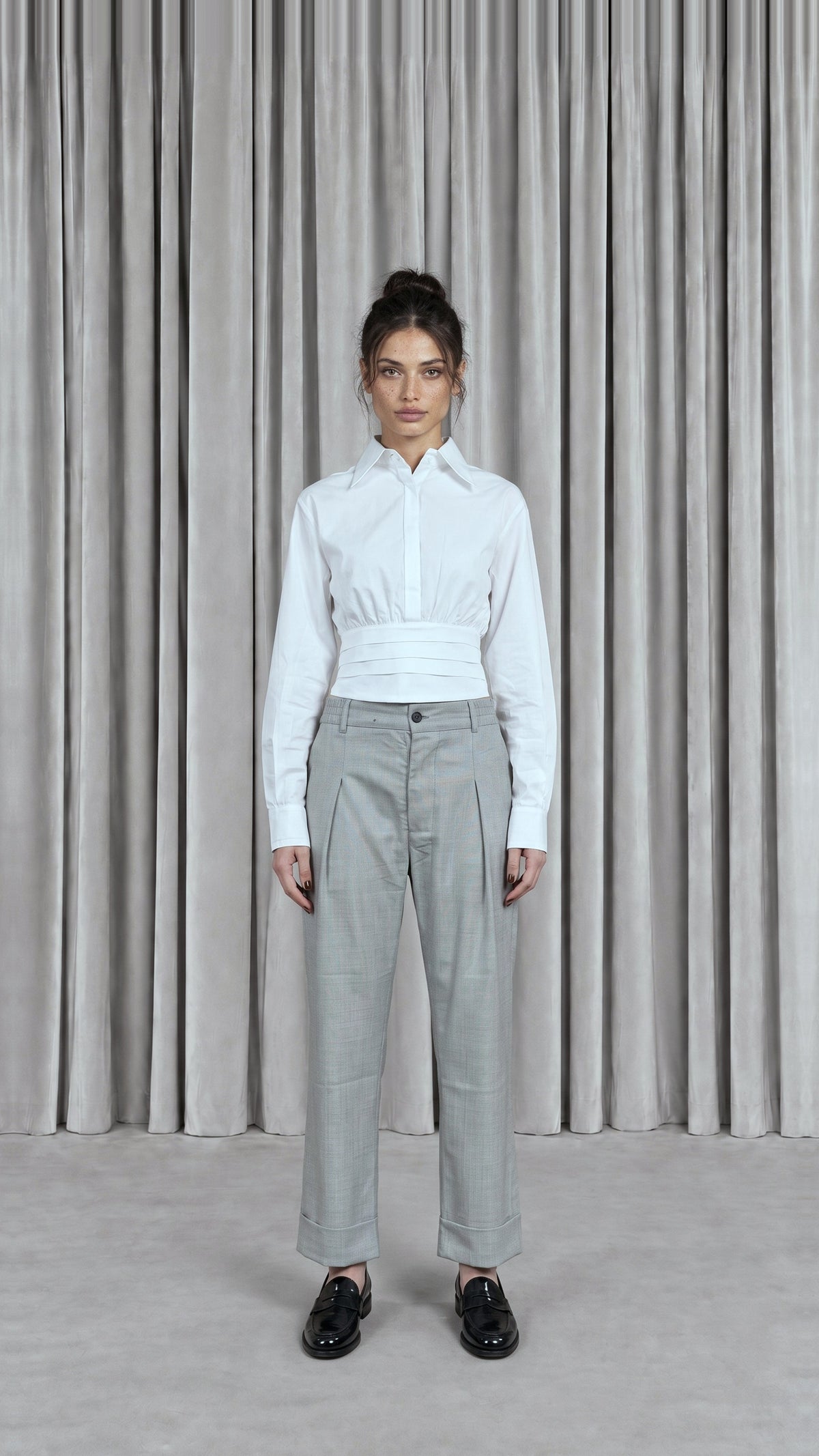 Bundula Blouse Women Popeline - front view