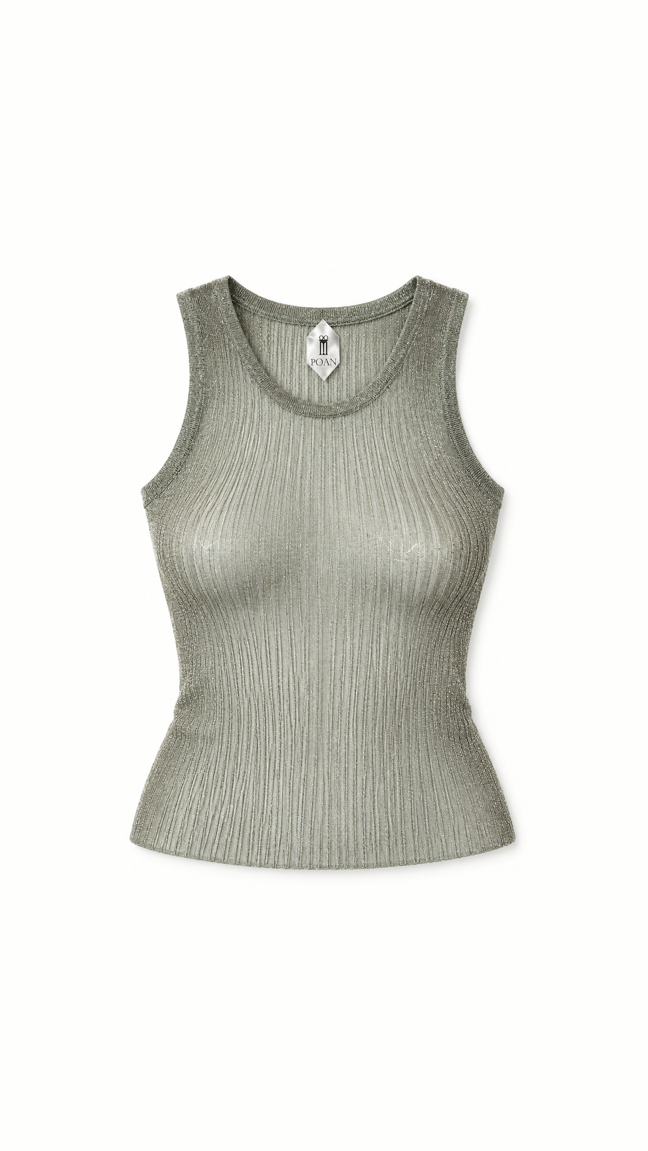 Cardinal Tank Top Women Seagreen - flat front