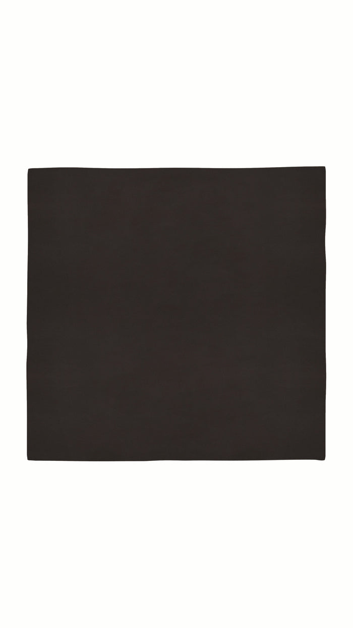 Fulon Foulard Scarf Black – flat lay