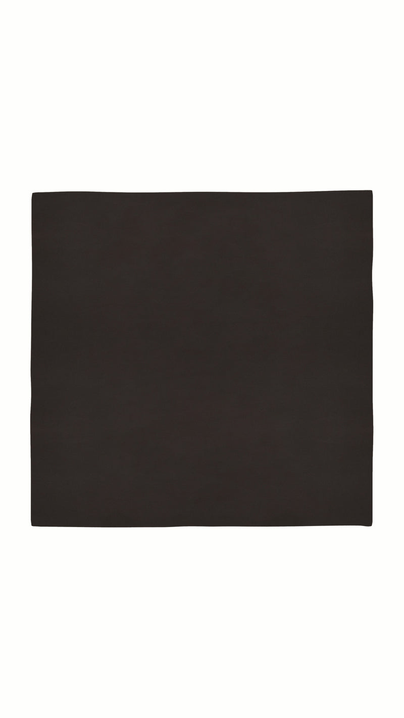 Fulon Foulard Scarf Black – flat lay