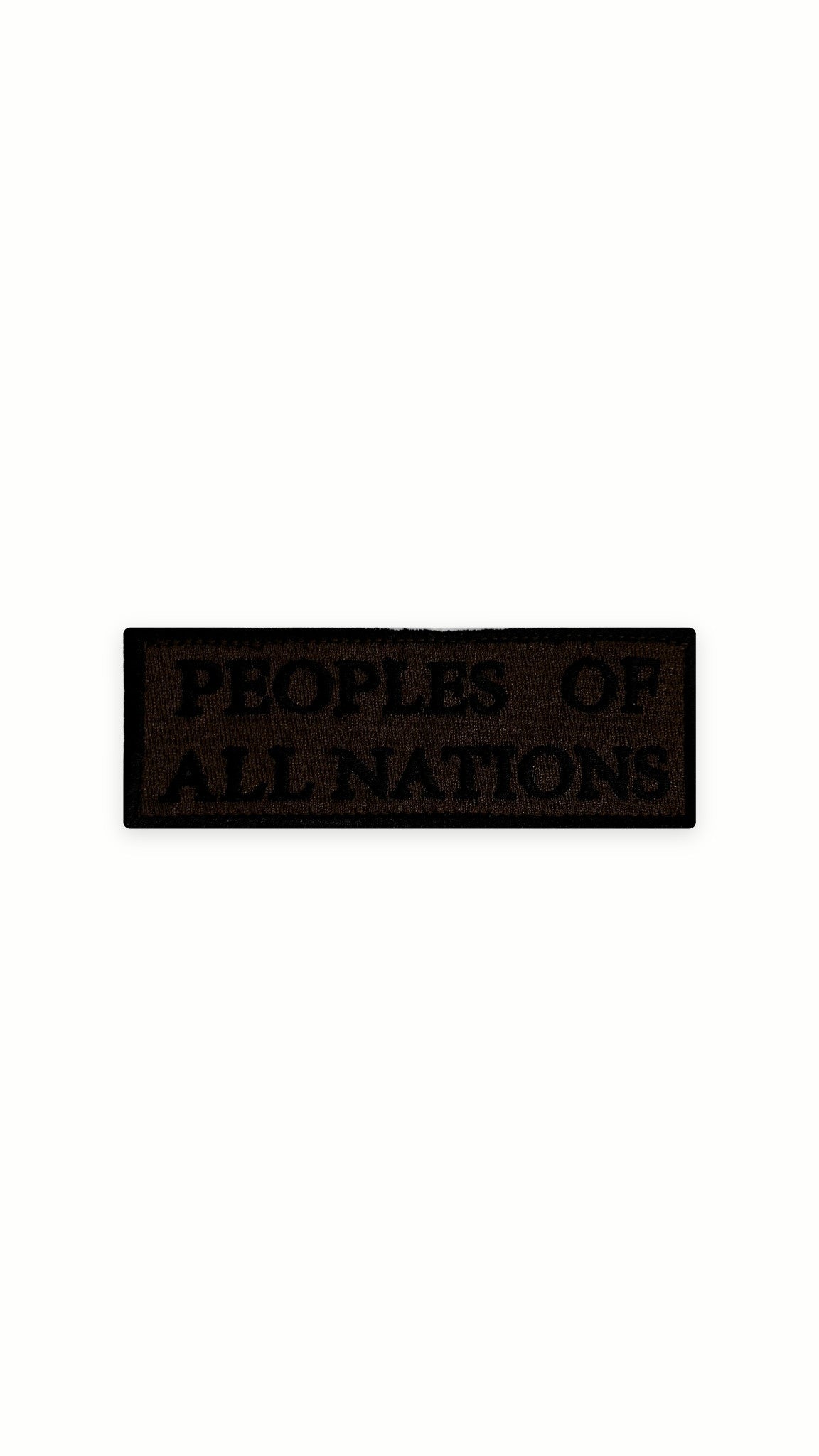Hero Baseball Cap Brown – PEOPLES OF ALL NATIONS patch