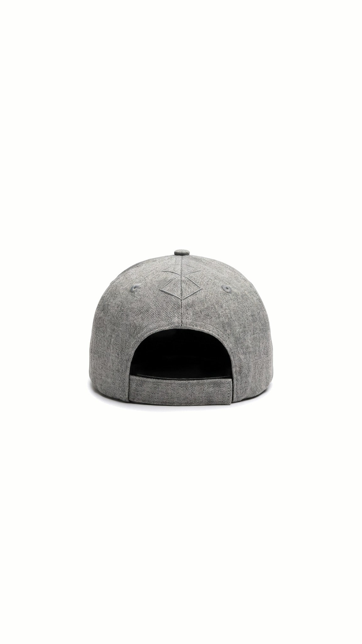 Hero Baseball Cap Grey Melange – back