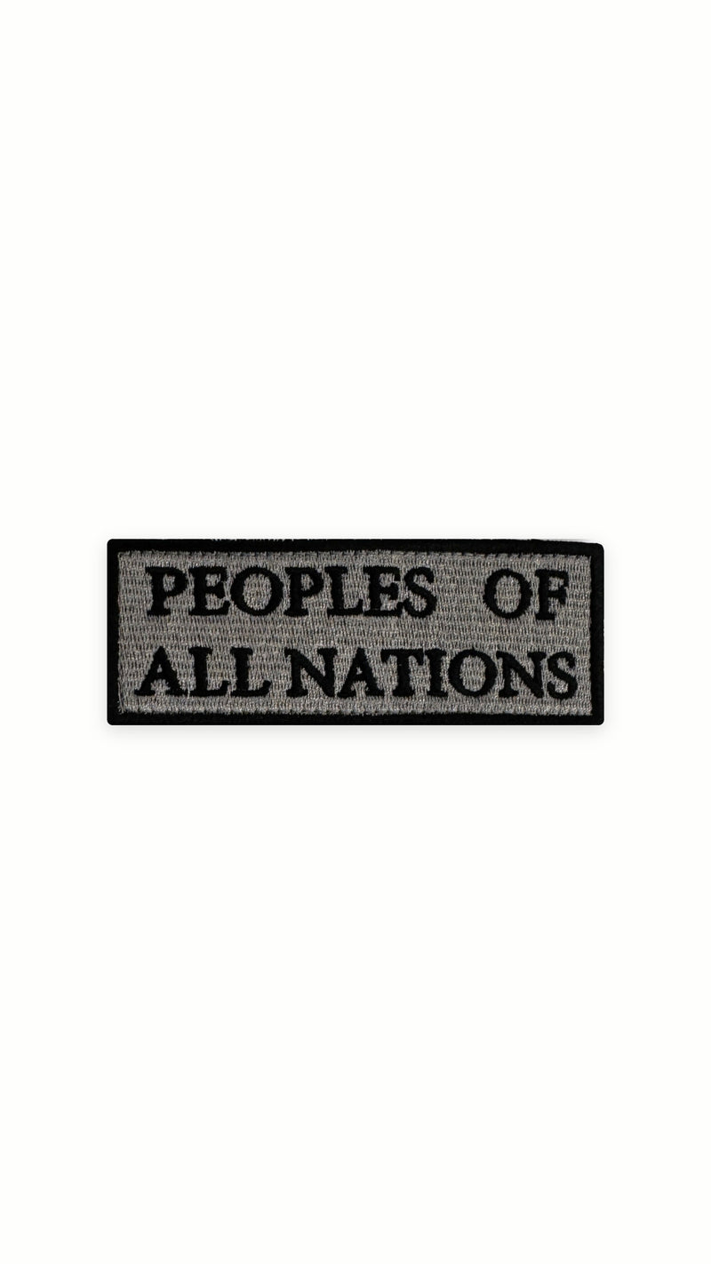 Hero Baseball Cap Grey Melange – PEOPLES OF ALL NATIONS patch