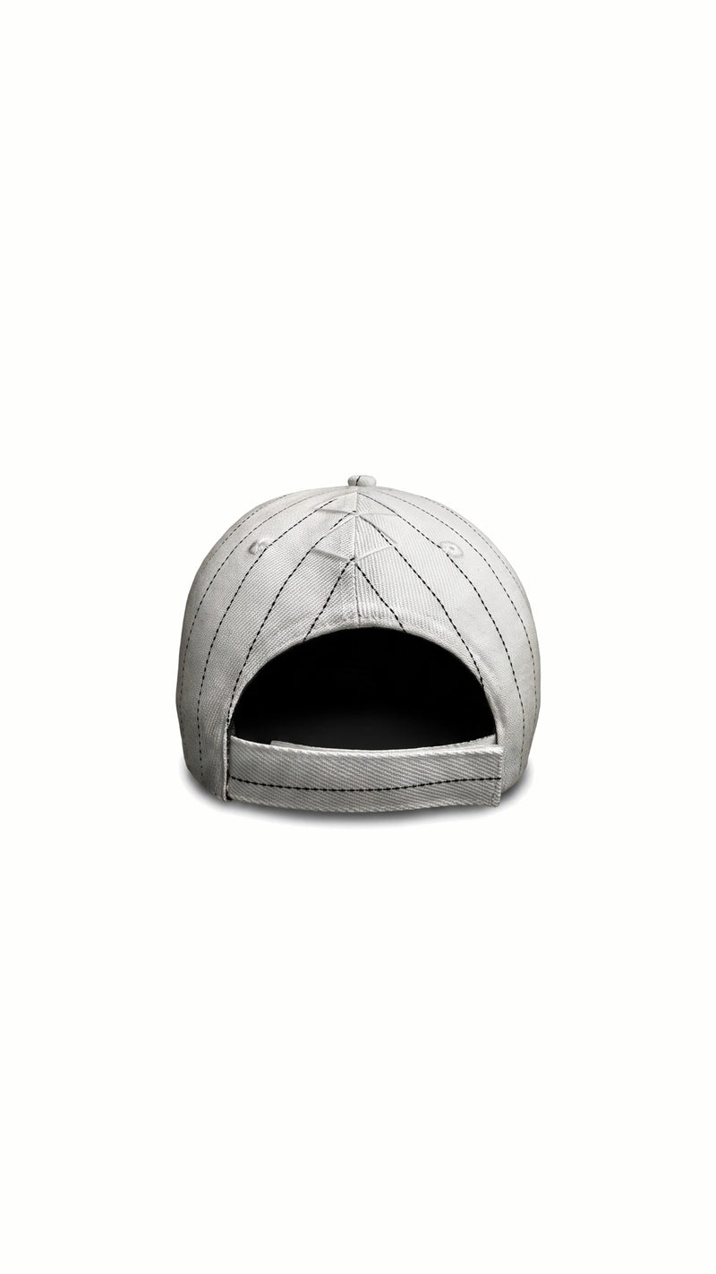 Hero Baseball Cap White Pinstripe – back