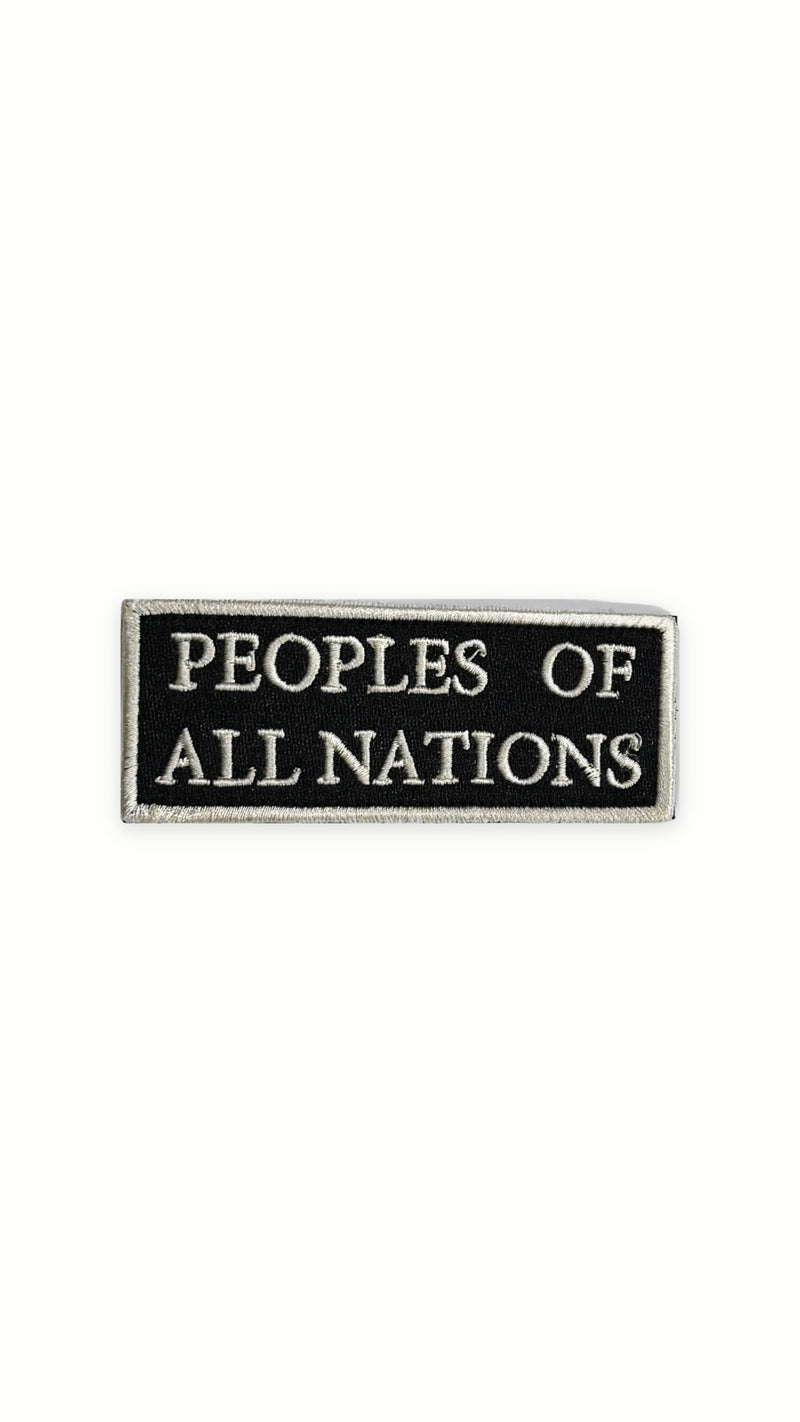 Hero Baseball Cap Noir – PEOPLES OF ALL NATIONS patch
