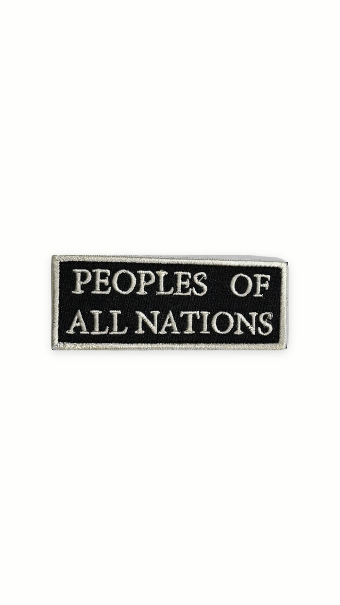 Hero Peoples of All Nations Patch Black