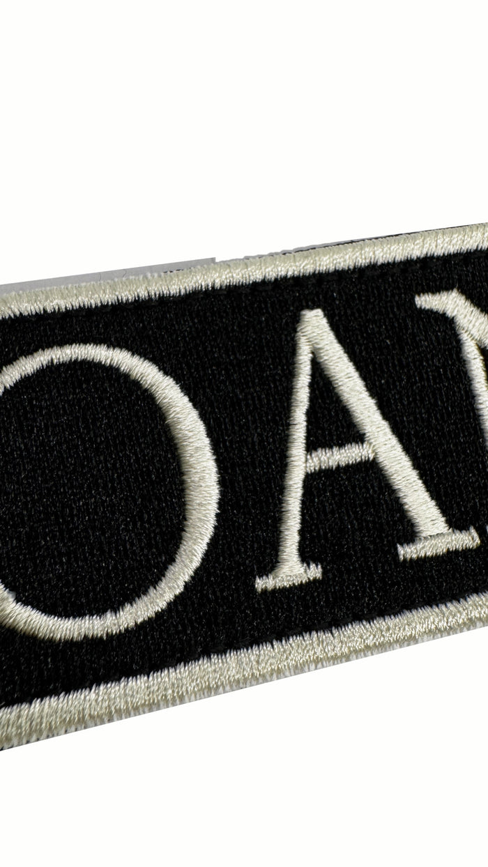 Hero POAN Patch Black – embroidery close-up
