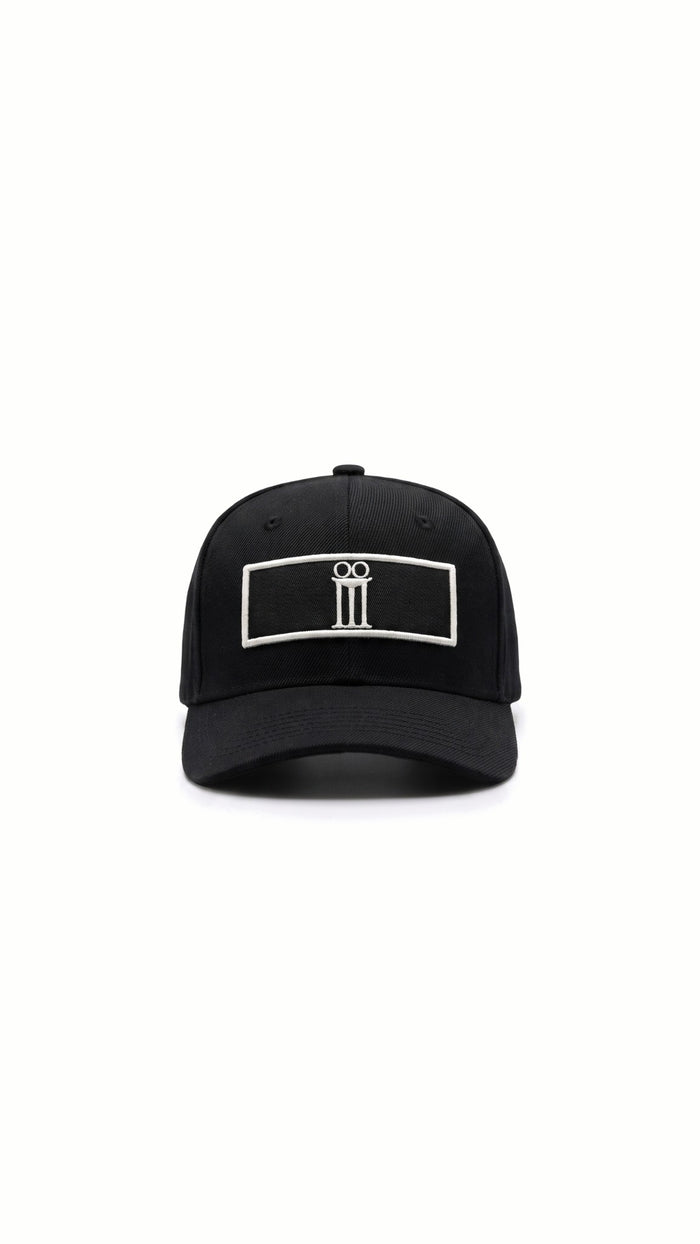 Hero Tripod Baseball Cap Noir – front