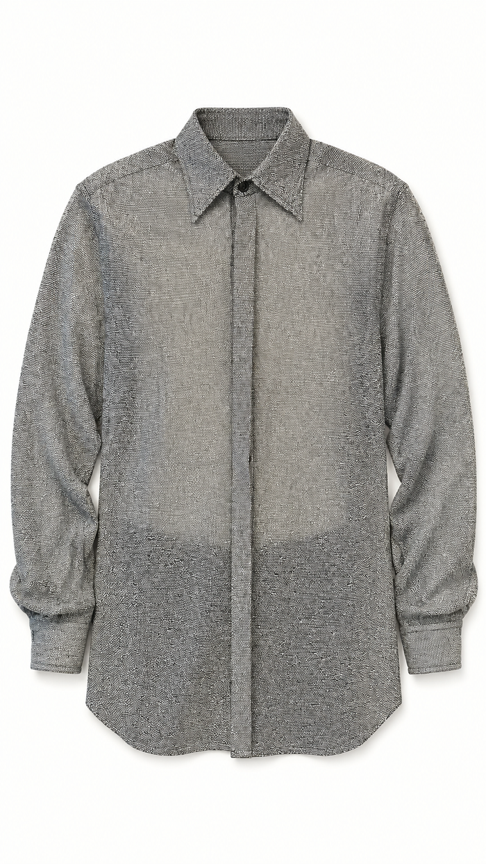 Ikarus Shirt Broken Stitch Silver Women