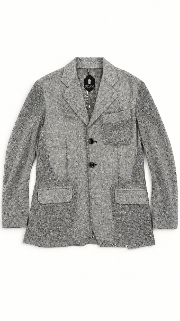 Nicholas Jacket Broken Stitch Silver Women