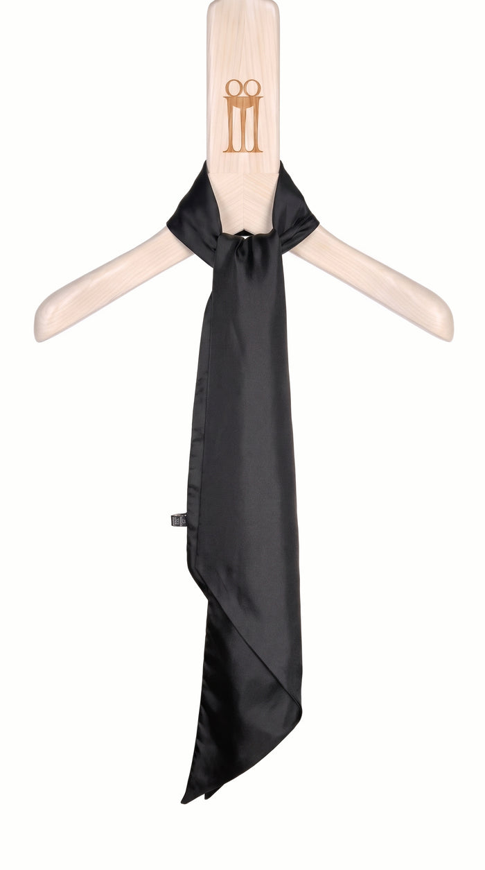 Scala Tubular Scarf Black – silk scarf on the POAN Tripod hanger