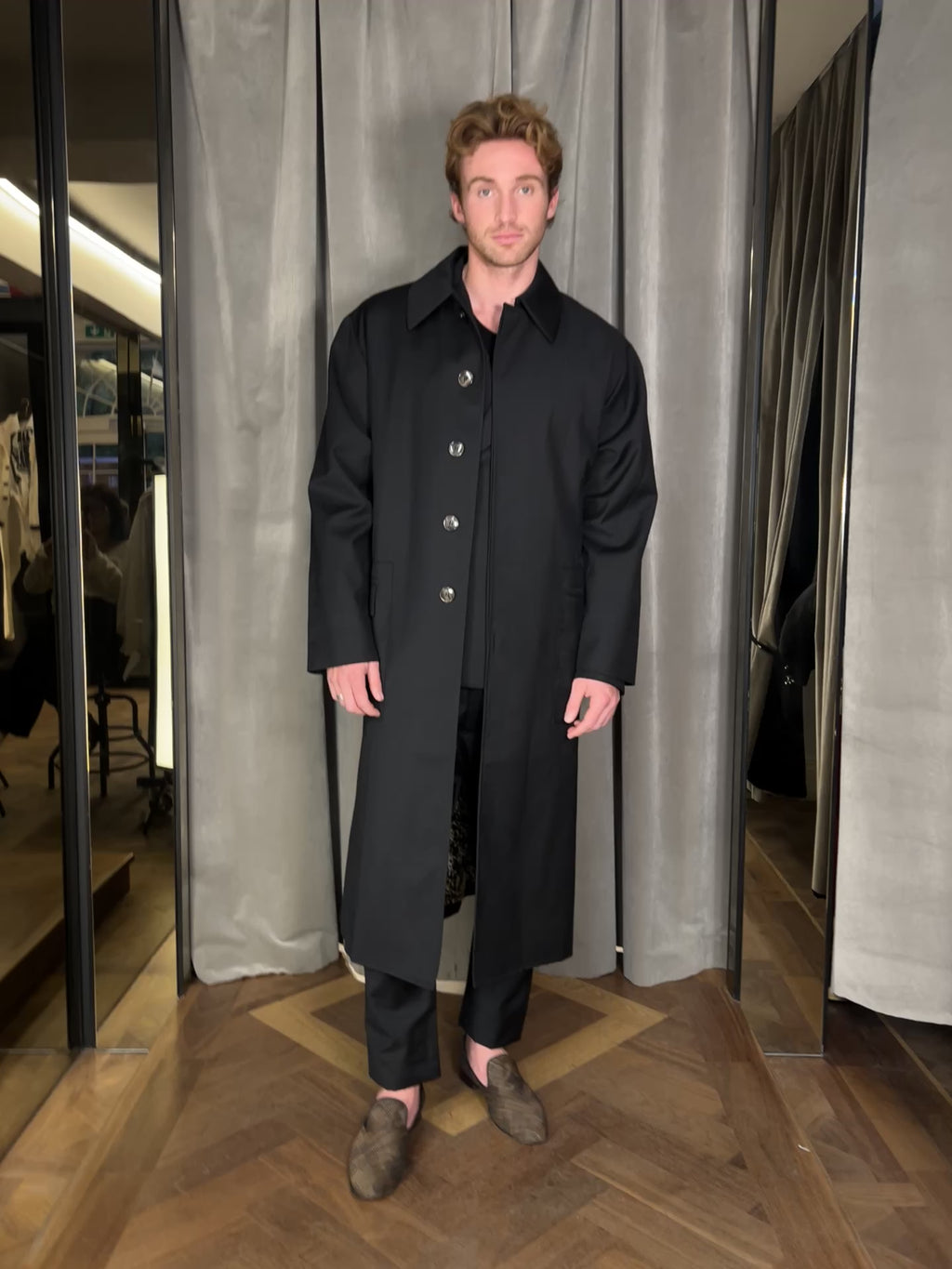 Victor Overcoat Men Black