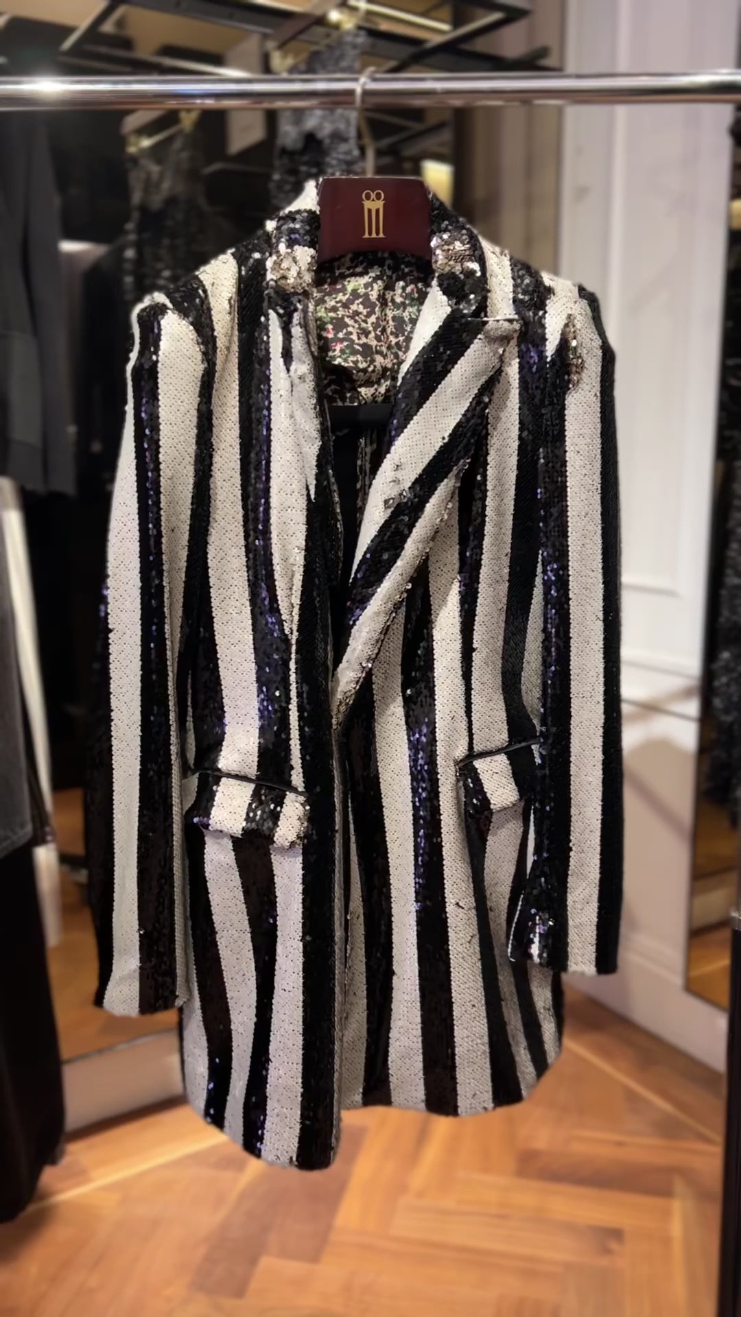 Henri Sequins Jacket Women Black