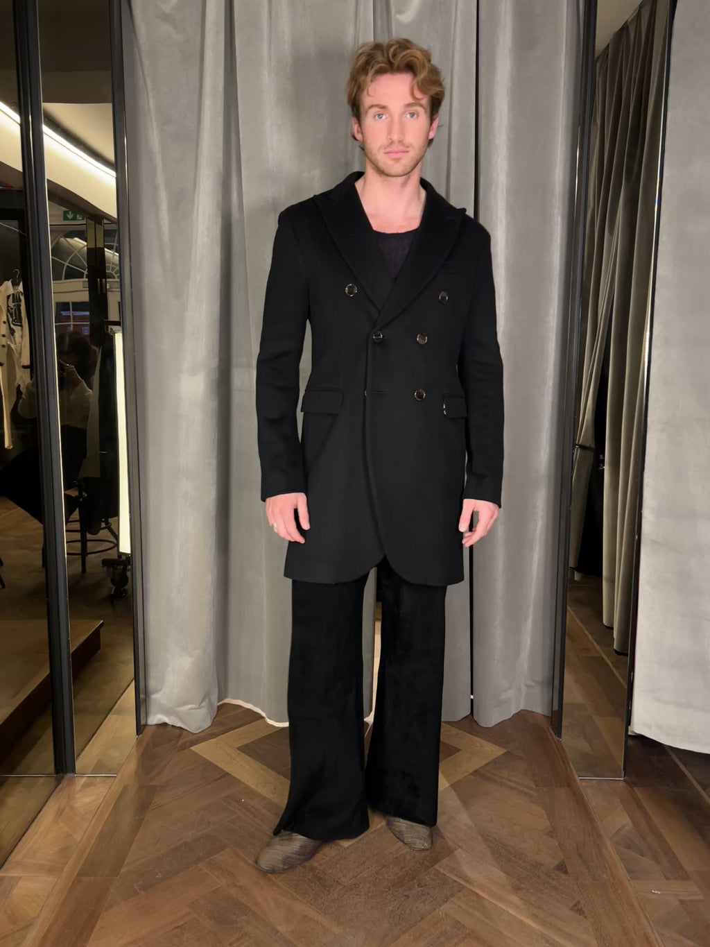 Michael Overcoat Men Black