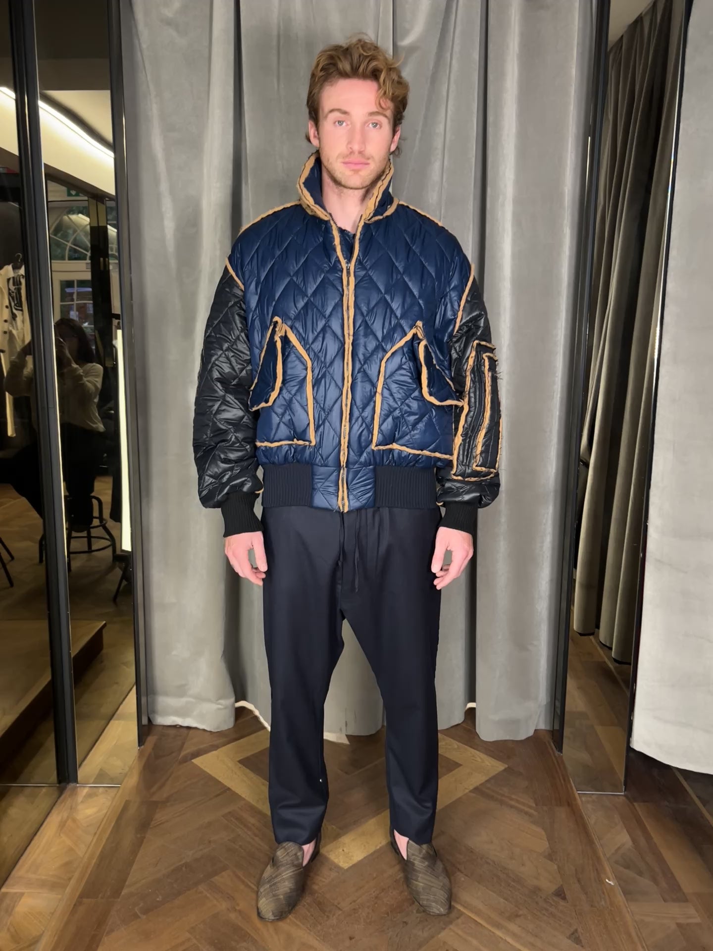 Iceman Puffa Bomber Jacket Men