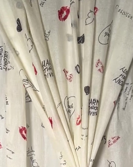 Graffiti Cashmere Scarf