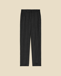 Queen Moire Trousers Black